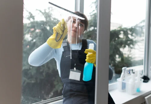Nettoyage de vitres intérieures et extérieures à Montromant